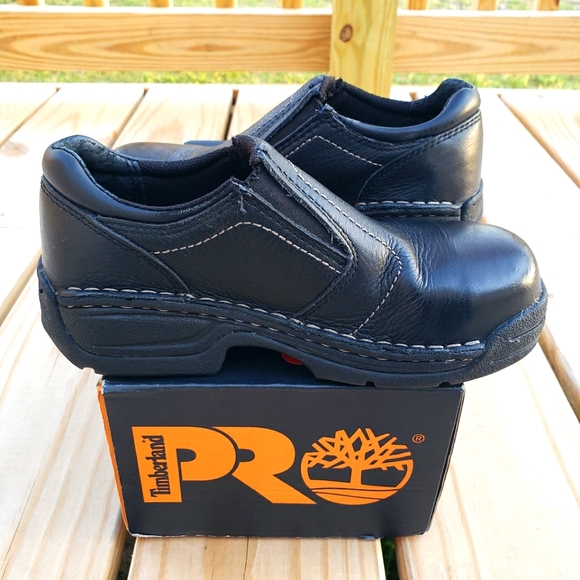 Timberland PRO Womens Black Work & Safety Alloy Toe Shoes Size 5M - Picture 5 of 11